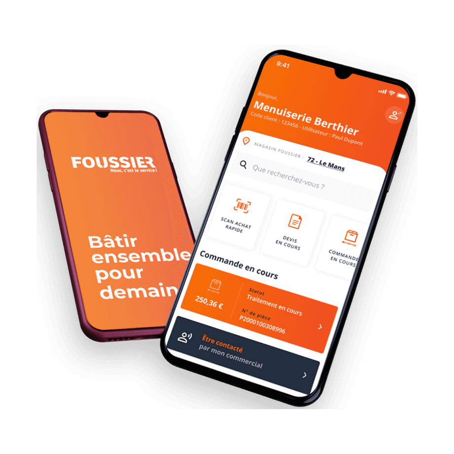 Services de l'applications mobile Foussier