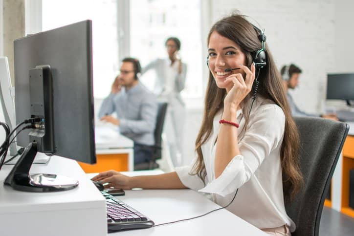Agent de call center