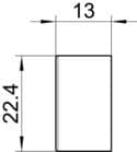 Code 001036 - Gâche tringle haute et basse