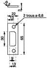Code 002492 - Serrure V 6500