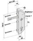 Code 005243 - Pour cadre de 50 x 30 mm et 50 x 40 mm