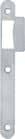 Code 005772 - Gâche plate inox adaptable pour série D 450