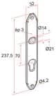 Code 007070 - Plaque polycarbonate