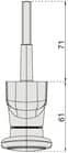Code 007252 - Module demi-ensemble extérieur à bouton 8585 I