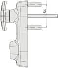 Code 007252 - Module demi-ensemble extérieur à bouton 8585 I