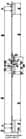 Code 007889 - Serrure 3 points pour menuiserie acier 6270