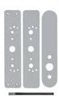 Code 008299 - Plaque d'adaptation pour anti-panique ISEO