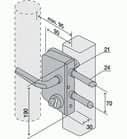 Code 008439 - Serrure de portail industriel LC