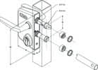 Code 008439 - Serrure de portail industriel LC