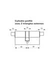 Code 012404 - Type EDF triangle 11 mm