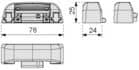 Code 019103 - Gâche réglable pour profil aluminium