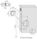 Code 019320 - Set poignées cuvette pour serrure Clé I