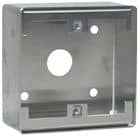 Code 020049 - Boîtier applique inox