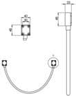 Code 021686 - Passe-câble applique GF