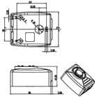 Code 024717 - Boîtier ABS rectangulaire