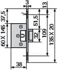 Code 026992 - Gâche électrique série 332