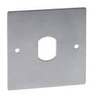 Code 029075 - Plaque inox percée VIGIK