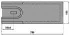 Code 050603 - Plaque de recouvrement pour 9210 TH