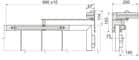 Code 052129 - Ferme-porte pour portillon extérieur
