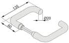Code 061089 - Béquille double renforcée ZD 94 F