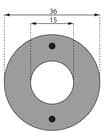 Code 062282 - Rosace de gaine