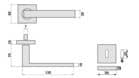 Code 066440 - Ensemble inox sur rosace MD45