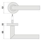 Code 071694 - Béquille double inox SJ33