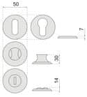 Code 072100 - Finition nickelé mat