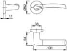 Code 072719 - Finition Chromé / Alu Aspect inox F49/F9