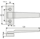 Code 074928 - Béquille simple ultra plate