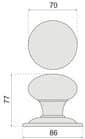 Code 075334 - Bouton de porte