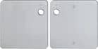 Code 077325 - Plaque de forme aluminium carrée