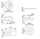 Code 077801 - Rosace ronde 42NSB