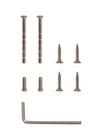 Code 079250 - Vis bois et vis reliure pour ensemble inox OPENLINE