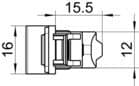 Code 095228 - Crémone bidirectionnelle F7,5 cote D fixe ajustable