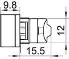 Code 095235 - Crémone bidirectionnelle F7,5 cote D fixe recoupable