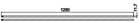 Code 096299 - Tringle aluminium en 2 x 1 250 mm