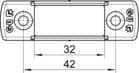 Code 096880 - Gâche pvc Zendow et Rehau / Optima et Veka 70