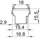 Code 096880 - Gâche pvc Zendow et Rehau / Optima et Veka 70