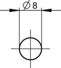 Code 099120 - Tringle de liaison pour ferme-imposte