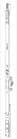 Code 099617 - Crémone inverseur F15 cote D fixe ajustable