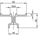Code 101652 - Kit profil guidage P1786 et joints