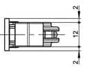 Code 101948 - Crémone F15 cote D variable / milieu