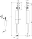 Code 119000 - Amortisseur LUCE pour levant coulissant