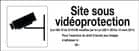 Code 120430 - Panneau affichage vidéoprotection