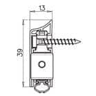 Code 132881 - Paj 400 anodisé argent