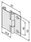 Code 133154 - Coulisseau support espagnolette