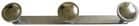 Code 133490 - Patère sur lice acier / inox