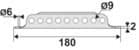 Code 138173 - Crémaillère aluminium