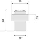 Code 139923 - Butoir réhaussé Minéral